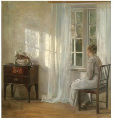 KVINDE VED VINDUE (LADY BY A WINDOW)