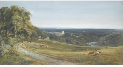 VIEW OF RICHMOND, YORKSHIRE by Bernard Walter Evans - Auction record, sale price, and art valuation. Compare with similar artists and explore comparable artworks.