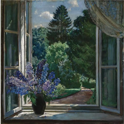 STILL LIFE OF LILACS