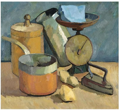 STILL LIFE WITH SCALES by Aleksander Isaakovich Rusakov - Auction record, sale price, and art valuation. Compare with similar artists and explore comparable artworks.