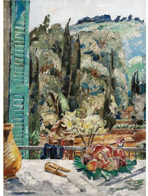 Sample artwork by Alexis Gritchenko (1883 - 1977), known for modernist seascape and landscape painting - View similar artists and auction records