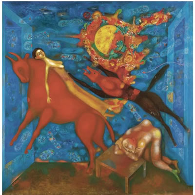 DREAM. THE RAPE OF EUROPA by Alexander Sitnikov - Auction record, sale price, and art valuation. Compare with similar artists and explore comparable artworks.