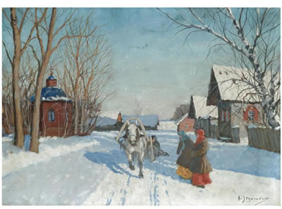 WINTER IN THE VILLAGE