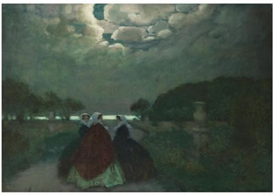 THREE WOMEN IN THE PARK