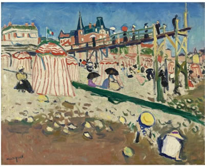 Sample artwork by Albert Marquet (1875 - 1947), known for fauve landscape painting, cityscape, seaports, marine scenes - View similar artists and auction records