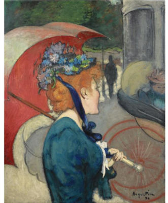 LA FEMME À L'OMBRELLE