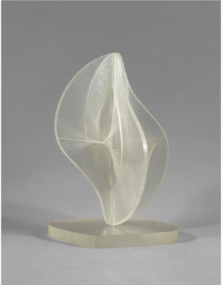 LINEAR CONSTRUCTION IN SPACE NO. 2 by Naum Gabo - Auction record, sale price, and art valuation. Compare with similar artists and explore comparable artworks.