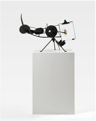 Sample artwork by Jean Tinguely (1925 - 1991), known for kinetic sculpture, collage and mixed-media pop art - View similar artists and auction records