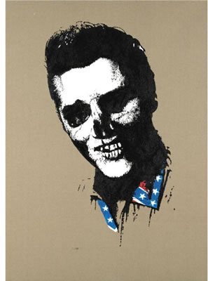 ELVIS by Paul Insect - Auction record, sale price, and art valuation. Compare with similar artists and explore comparable artworks.