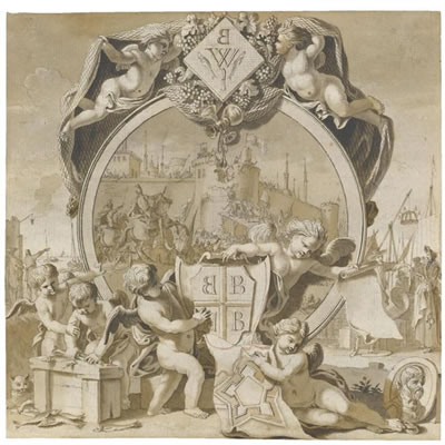 STUDY FOR AN ILLUSTRATION TO JACOB CATS, 'EIGHTY TWO YEARS OLD'