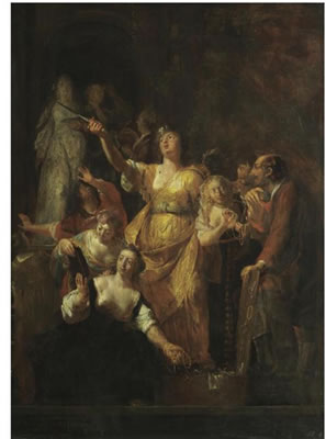 ACHILLES DISCOVERED AMONG THE DAUGHTERS OF LYCOMEDES by Nicolaus Knupfer - Auction record, sale price, and art valuation. Compare with similar artists and explore comparable artworks.
