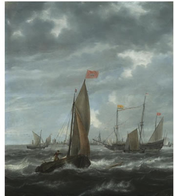 MERCHANTMEN AND OTHER SHIPPING OFF FLUSHING by Jan Peeters - Auction record, sale price, and art valuation. Compare with similar artists and explore comparable artworks.