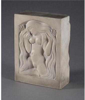 NUDE GIRL WITH HAIR