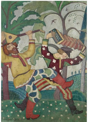 A SCENE FROM THE BALLET RUSSES by Ethelbert White - Auction record, sale price, and art valuation. Compare with similar artists and explore comparable artworks.