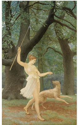 Sample artwork by Henry James Holiday (1839 - 1927), known for stained glass design and illustration - View similar artists and auction records