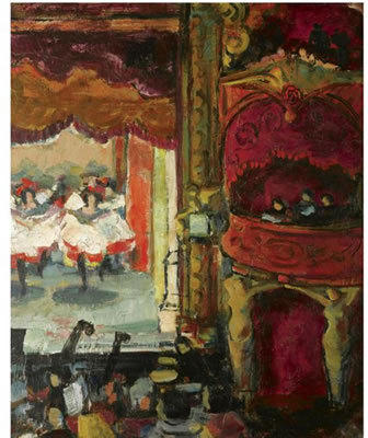 THE DANCERS AT THE FOLIES-BERGERE