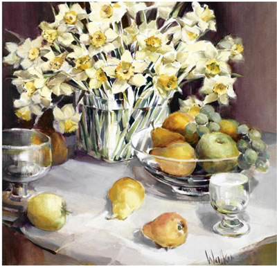 STILL LIFE WITH DAFFODILS by Ethel Walker - Auction record, sale price, and art valuation. Compare with similar artists and explore comparable artworks.