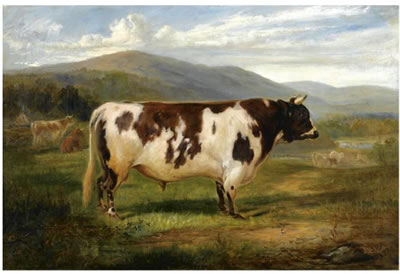PRESIDENT, AN AYRSHIRE BULL by Joseph Denovan Adam - Auction record, sale price, and art valuation. Compare with similar artists and explore comparable artworks.