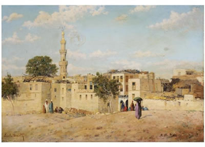AT THE CITY WALLS by Émile Boivin - Auction record, sale price, and art valuation. Compare with similar artists and explore comparable artworks.