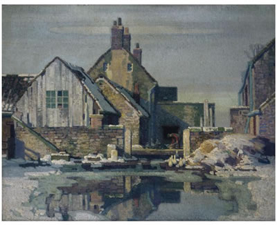 GATEFORD FARM IN SNOW, 1955