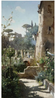Sample artwork by Othmar Brioschi (1854 - 1912), known for painting - View similar artists and auction records