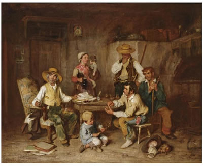 Sample artwork by Auguste Boulard Sr (1825 - 1897), known for figure and landscape painting - View similar artists and auction records