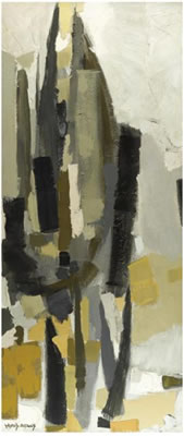 CYPRESS TREES by Manolis Calliyannis - Auction record, sale price, and art valuation. Compare with similar artists and explore comparable artworks.