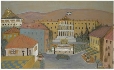 THE GREEK PARLIAMENT, SYNTAGMA SQUARE