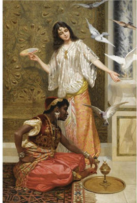 ODALISQUE WITH HER MAID