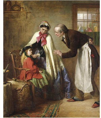 A FIRST VISIT TO THE DENTIST by Edward Hughes - Auction record, sale price, and art valuation. Compare with similar artists and explore comparable artworks.