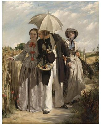 SHOWING A PREFERENCE by John Callcott Horsley - Auction record, sale price, and art valuation. Compare with similar artists and explore comparable artworks.