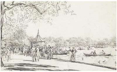 Sample artwork by Muirhead Bone (1876 - 1953), known for etching, drypoint, combat drawings, watercolor painting - View similar artists and auction records