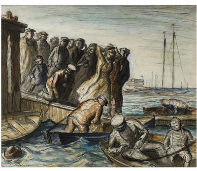 FIGURES ON A PIER