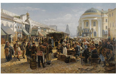 THE RAG MARKET IN MOSCOW