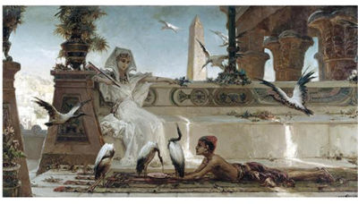 CLEOPATRA by Vasily (Wilhelm) Alexandrovich Kotarbinsky - Auction record, sale price, and art valuation. Compare with similar artists and explore comparable artworks.