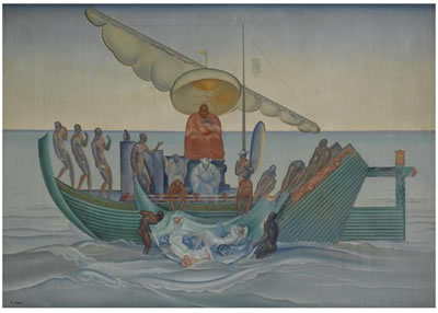 Sample artwork by Sergej Alexandrovic Mako (1885 - 1953), known for painting - View similar artists and auction records