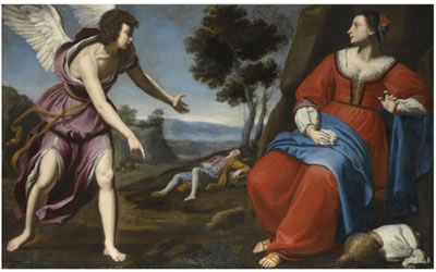 HAGAR AND ISHMAEL IN THE DESERT
