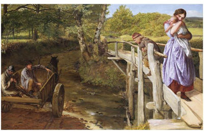 THE BROOK - "AND OUT AGAIN I CURVE AND FLOW, TO JOIN THE BRIMMING RIVER; FOR MEN MAY COME, AND MEN MAY GO, BUT I GO ON FOREVER." - TENNYSON by James Clarke Hook - Auction record, sale price, and art valuation. Compare with similar artists and explore comparable artworks.