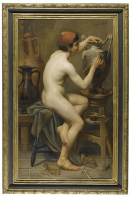 EPHEBE PAINTING by Louis Joseph Lebrun - Auction record, sale price, and art valuation. Compare with similar artists and explore comparable artworks.