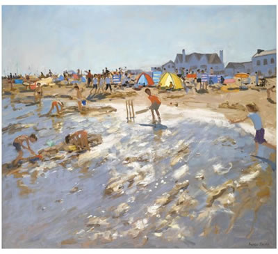 BEACH CRICKET, LYME REGIS
