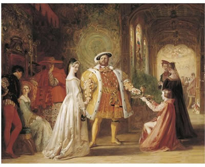 HENRY VIII'S FIRST INTERVIEW WITH ANNE BOLEYN