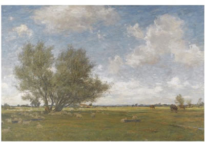 A WIDE PASTURE by James Aumonier - Auction record, sale price, and art valuation. Compare with similar artists and explore comparable artworks.