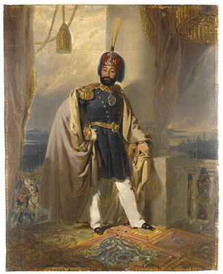 A PORTRAIT OF THE OTTOMAN SULTAN MAHMUD II (R. 1808-1839) by Henri-Guillaume Schlesinger - Auction record, sale price, and art valuation. Compare with similar artists and explore comparable artworks.
