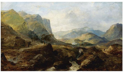 HIGHLAND LANDSCAPE by Horatio McCulloch - Auction record, sale price, and art valuation. Compare with similar artists and explore comparable artworks.