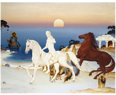 SURREALIST COMPOSITION by Georgios Derpapas - Auction record, sale price, and art valuation. Compare with similar artists and explore comparable artworks.