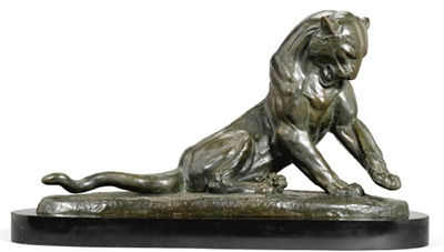 LIONESS by René Rochard - Auction record, sale price, and art valuation. Compare with similar artists and explore comparable artworks.