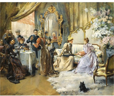 LE GOUTER AU SALON DU PEINTRE