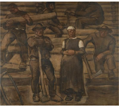 DIE LEBENSALTER' (RECTO); STUDIE FÜR DIE FIGUR DES TEUFELS IN 'SÄMANN UND TEUFEL' (VERSO); (THE AGES OF LIFE (RECTO); STUDY FOR THE FIGURE OF THE DEVIL IN 'SÄMANN UND TEUFEL' (VERSO))