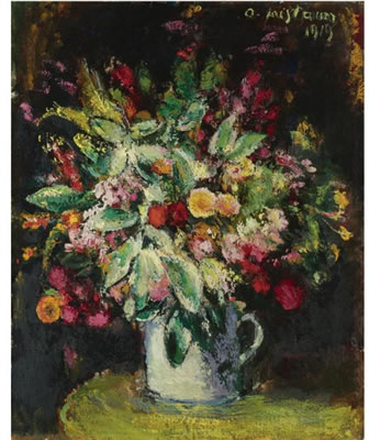 BLUMEN STILLLEBEN (STILL LIFE WITH FLOWERS) by Anton Faistauer - Auction record, sale price, and art valuation. Compare with similar artists and explore comparable artworks.