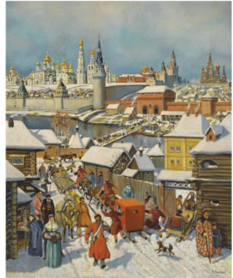 View of the Kremlin, Moscow by Konstantin Konstantinovich Kuznetsov - Auction record, sale price, and art valuation. Compare with similar artists and explore comparable artworks.